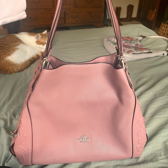 Edie Shoulder Bag 31 With Tea Rose Tooling - Picture 4 of 6